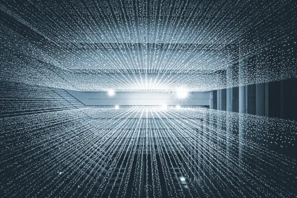 abstract stock background depicting digital age